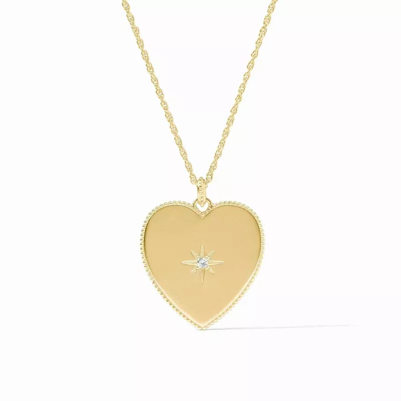 Heart Necklace Cubic Zirconia