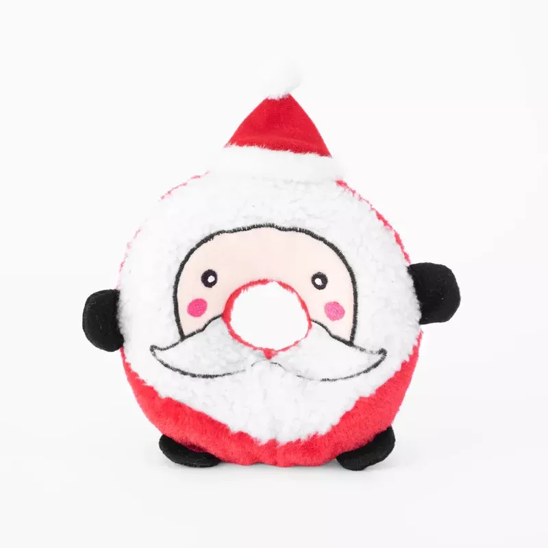 Holiday Donutz Buddies Santa Dog Toy