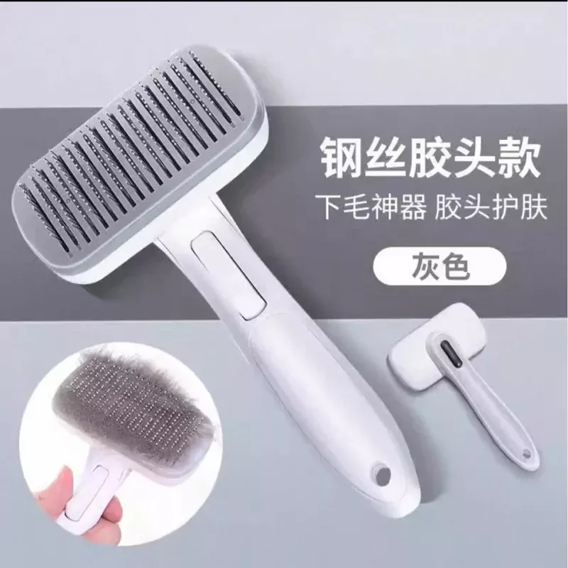 Hoopet Pin Brush – Grey