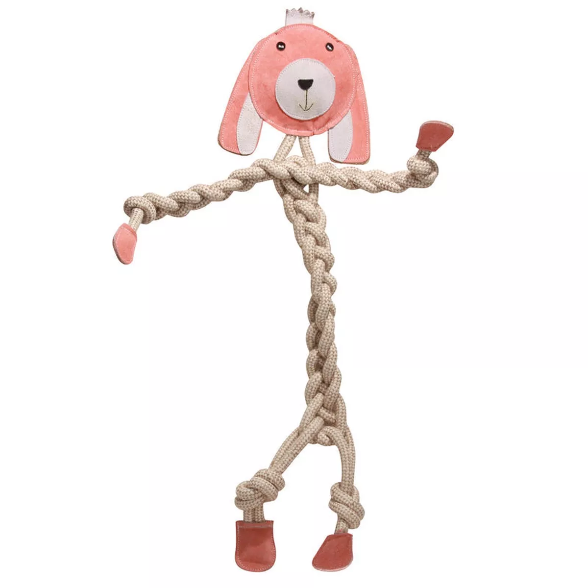 Huggle Hounds Bitsy Bunny Rope Knottie