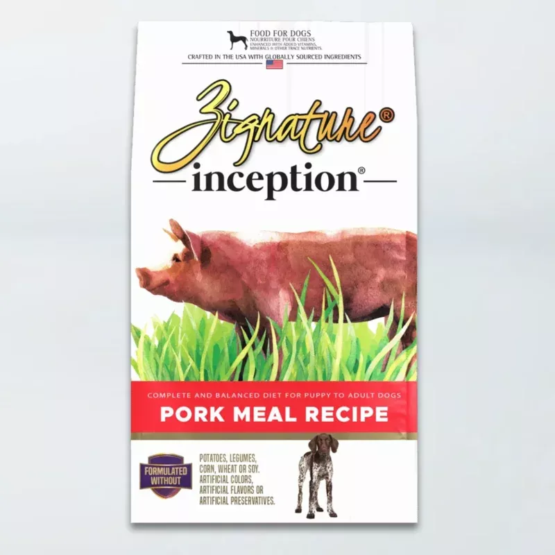 Inception Dry Dog Food – Pork – 4lb Bag