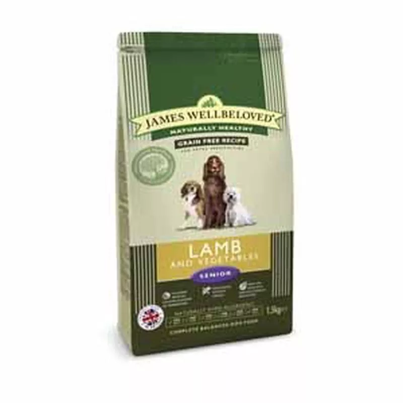 J.W. GRAIN FREE LAMB AND VEG SENIOR 1.5