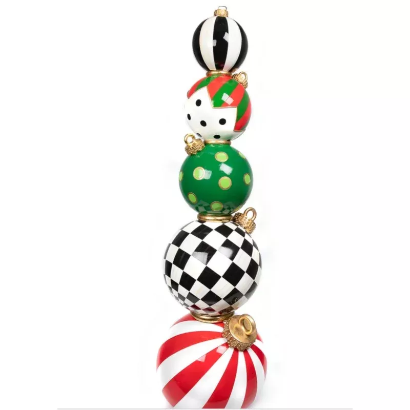Jolly Stacked Ornaments Trophy