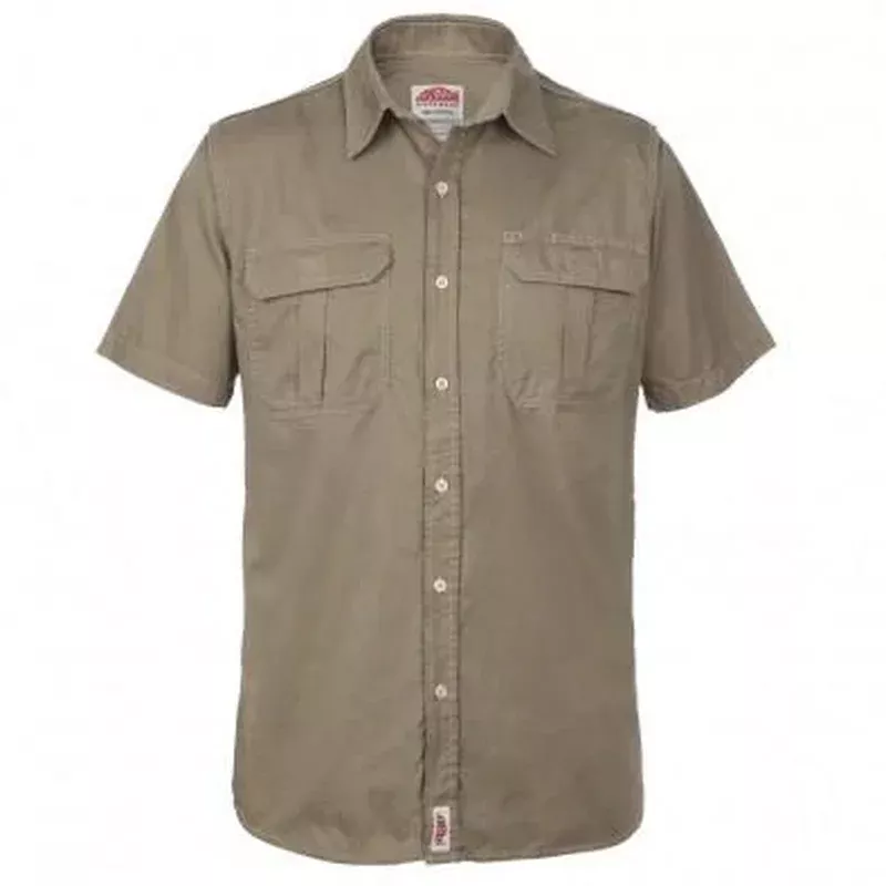 Jonsson Leg Ss Shirt Khaki
