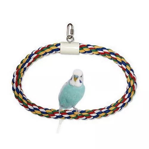 JW Pet, Swing N Perch Ring, 1 Each, Multi Color (Medium)