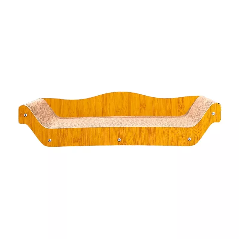 JYJ Cat Scratcher Sofa Walnut – L55cm x B24cm