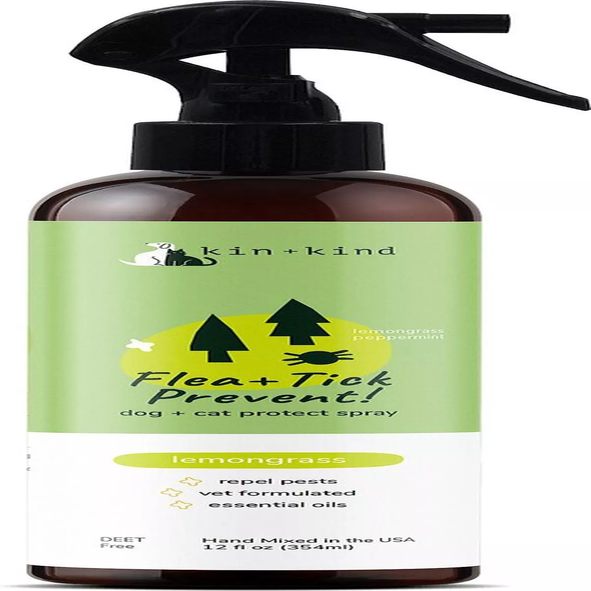 Kin + Kind Flea & Tick Spray 12 oz.