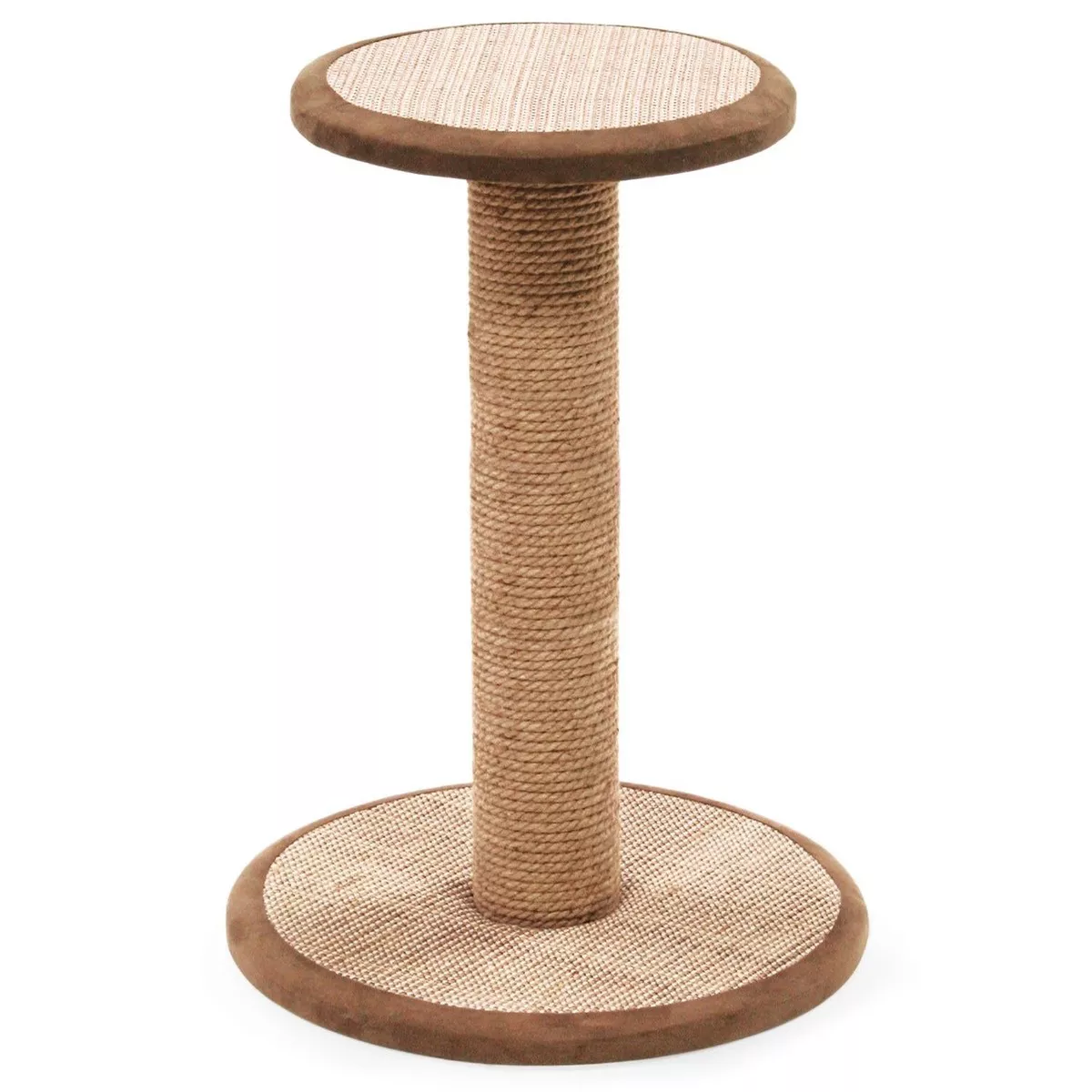 Kitty Power Paws Short Round Platform Scratching Post 21 5/8″ H