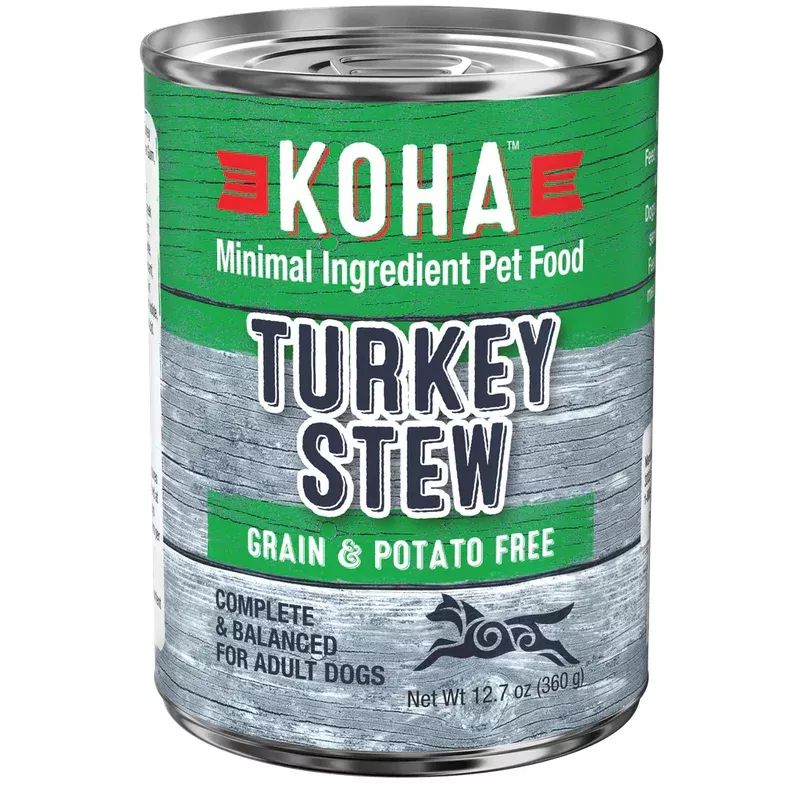 Koha Minimal Ingredient Turkey Stew for Dogs