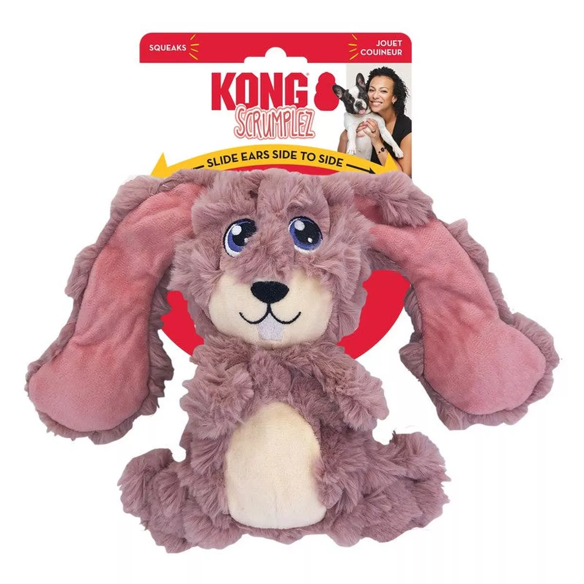KONG DOG SCRUMPLEZ BUNNY MEDIUM