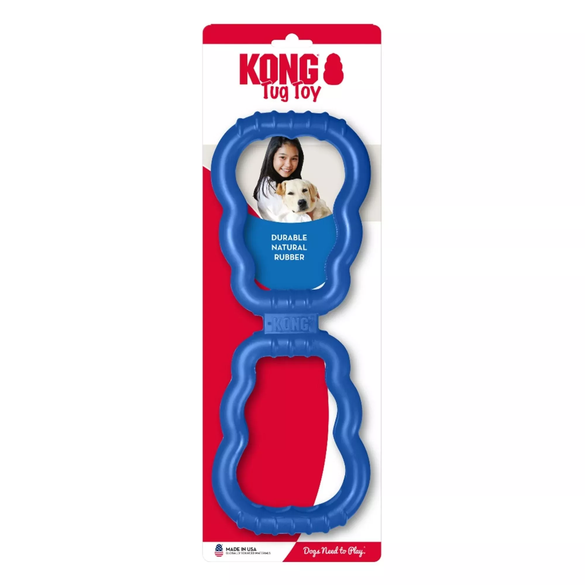 KONG Old Glory Tug Dog Toy Medium