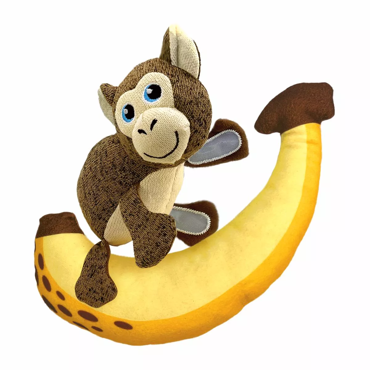 KONG Pull-A-Partz Pals Dog Toy Monkey Medium