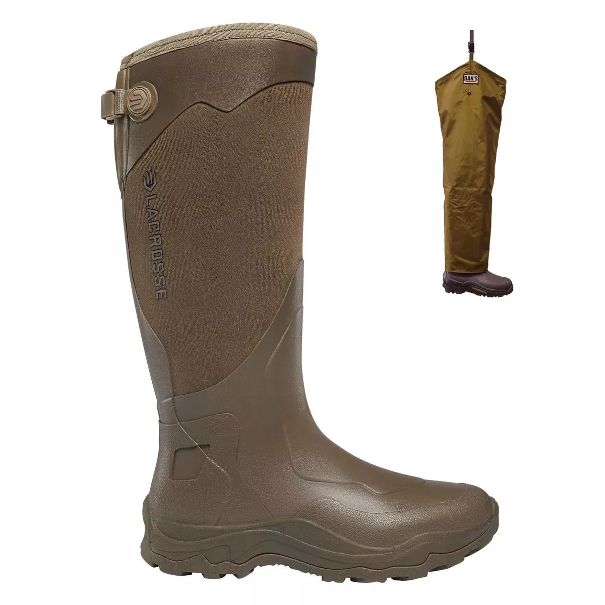 LaCrosse Men’s Agility Snake Boot With Dan’s Snake Chaps