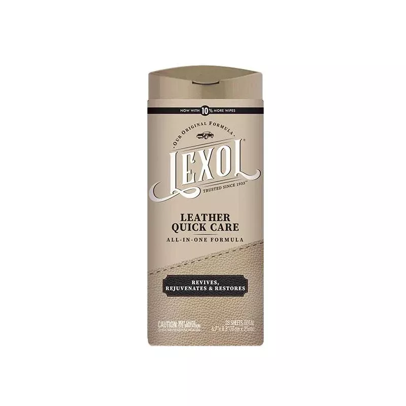 Lexol Leather Quick Care Canister Wipes