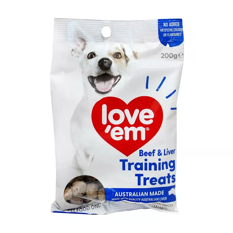 Love’em Beef & Liver Training Treats 200g