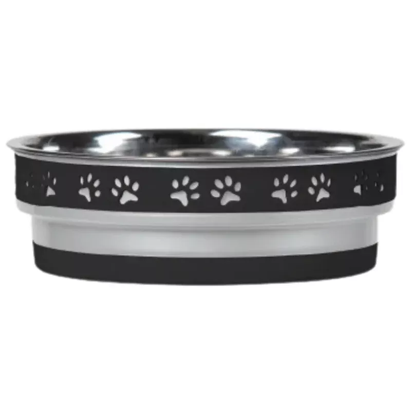 Loving Pets Corsa Pet Bowl Stealth Black Medium
