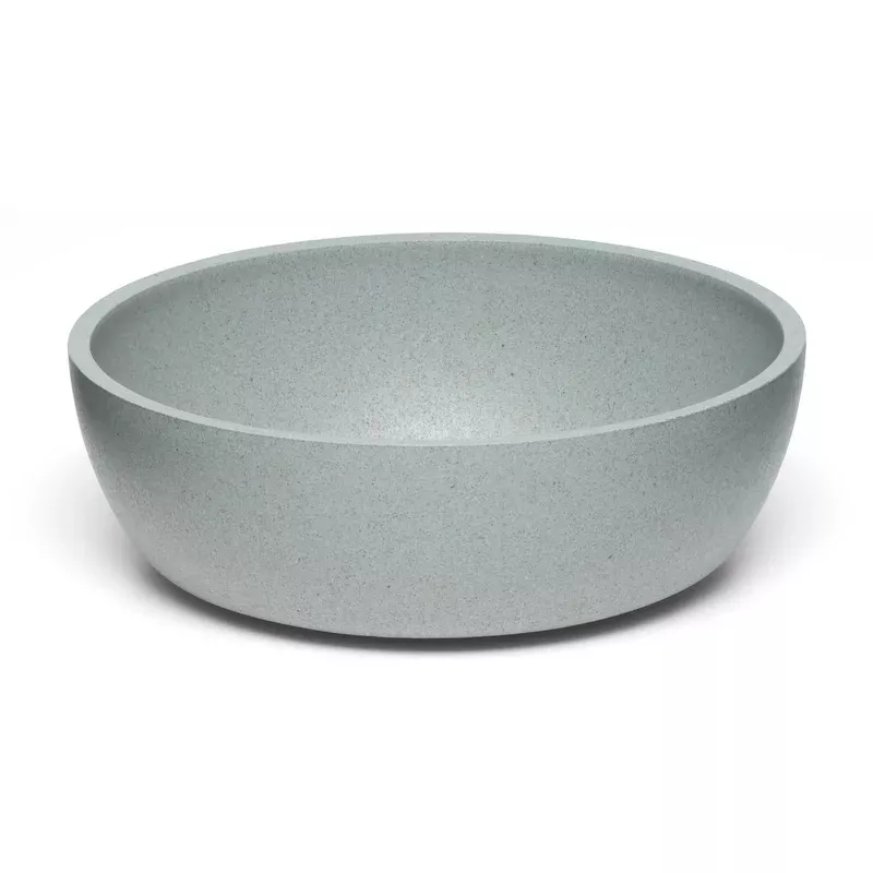 Loving Pets Dolce Bamboo Pet Bowl Slate Medium