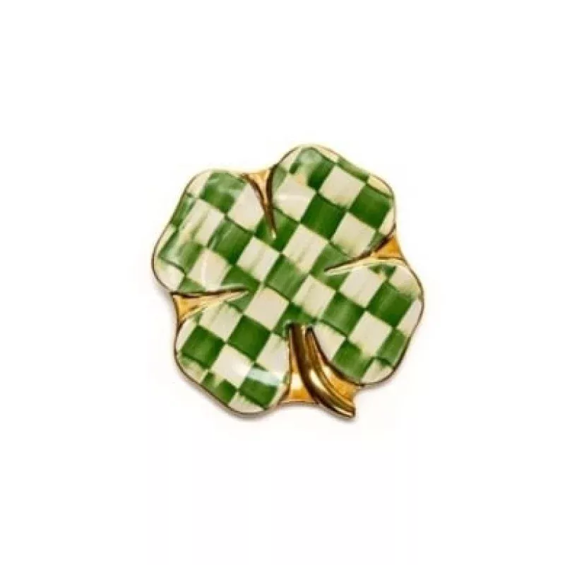 Lucky Check Clover Plate