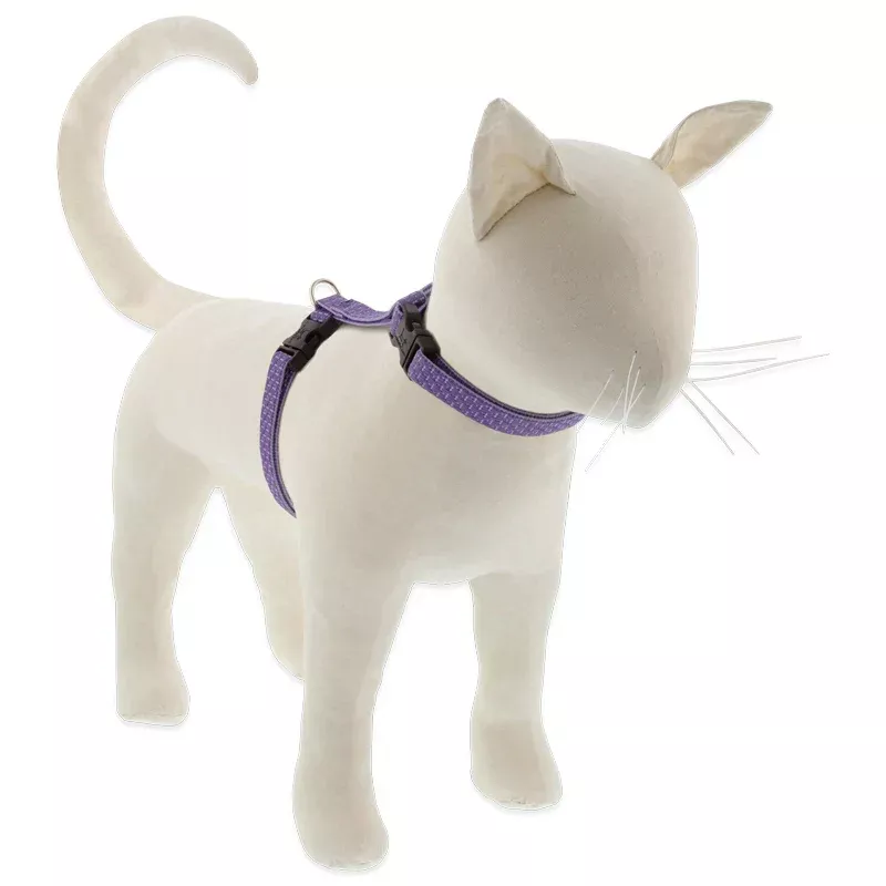 Lupine H-Style Cat Harness – 1/2″ x 9-14″ – Lilac