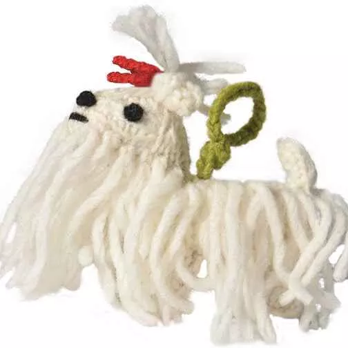 Maltese Dog Ornament