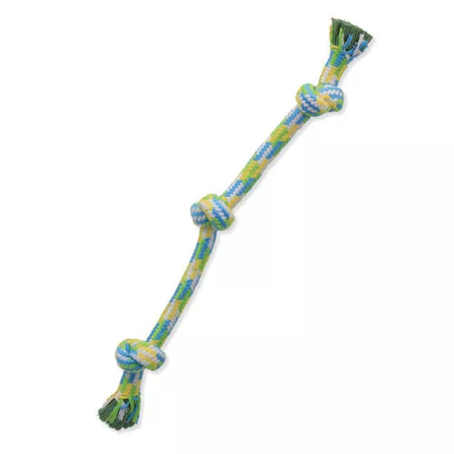 Mammoth Pet Products, Mammoth Pet Products Braidys 3 Knot Rope Tug Dog Toy, Assorted, 1 Each/25 in, Large