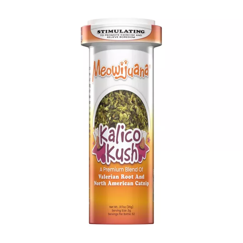 Meowijuana Kalico Kush – Catnip and Valerian Root Blend