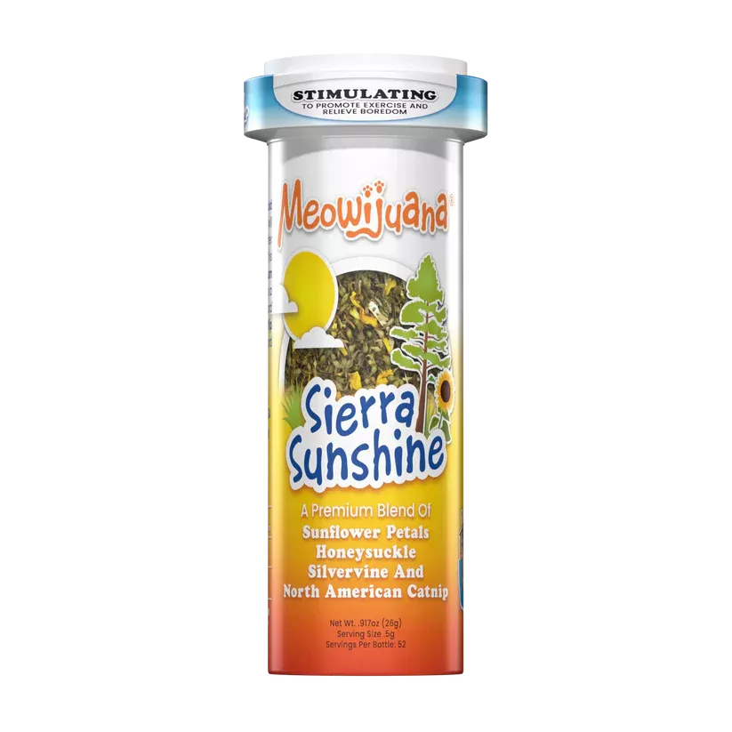Meowijuana Sierra Sunshine Catnip Blend – 26g Bottle