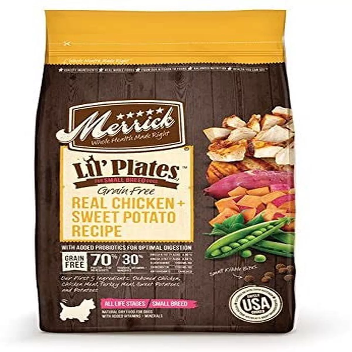 Merrick Lil Plate Grain Free Chicken and Spincach 4#
