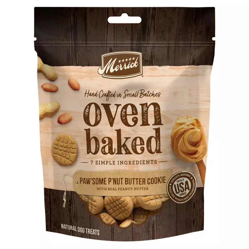 Merrick Oven Baked Paw’some Peanut Butter Dog Treats