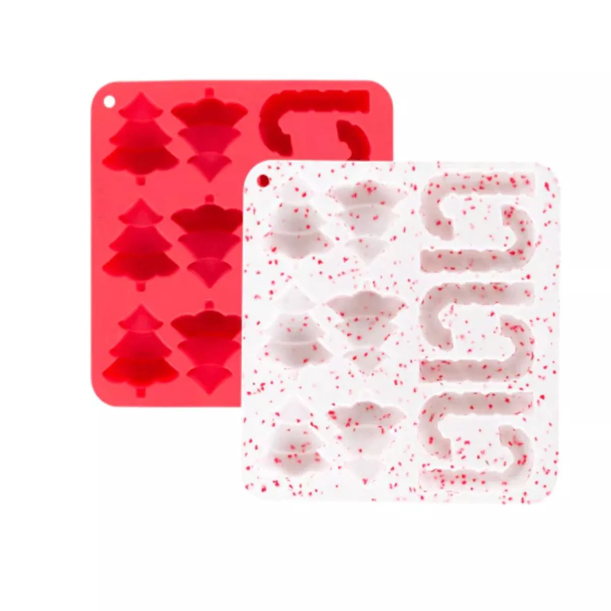 Messy Mutts Silicone Holiday Treat Maker Multi Dog Bowls