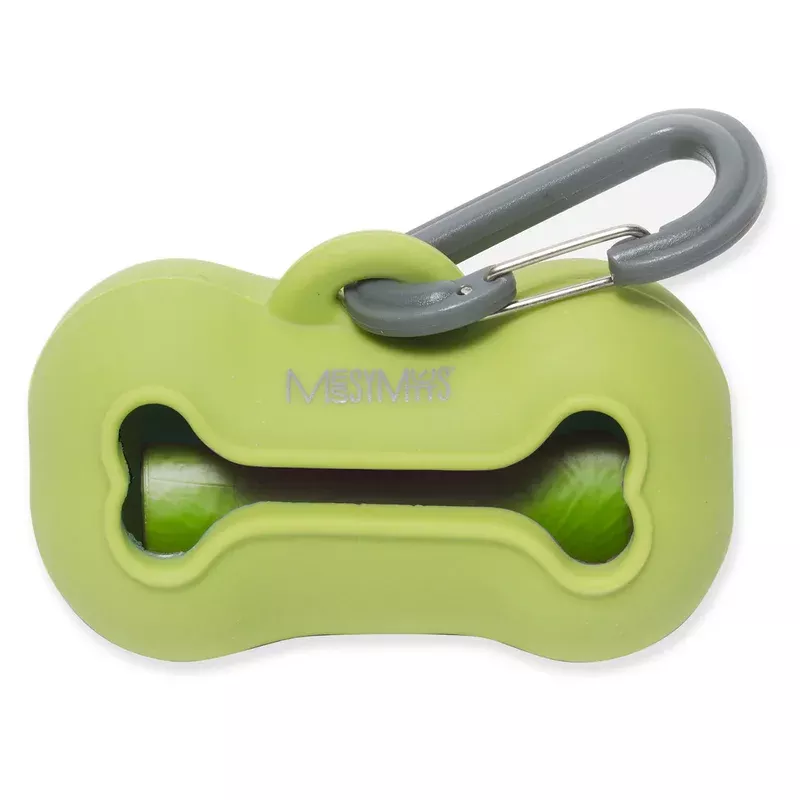 Messy Mutts Waste Bag Holder Green