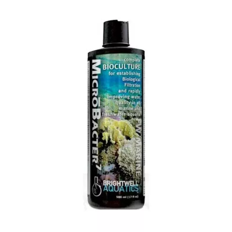 MicroBacter 7 (500ML – 16 oz) Complete Bioculture for Marine & Freshwater – Brightwell