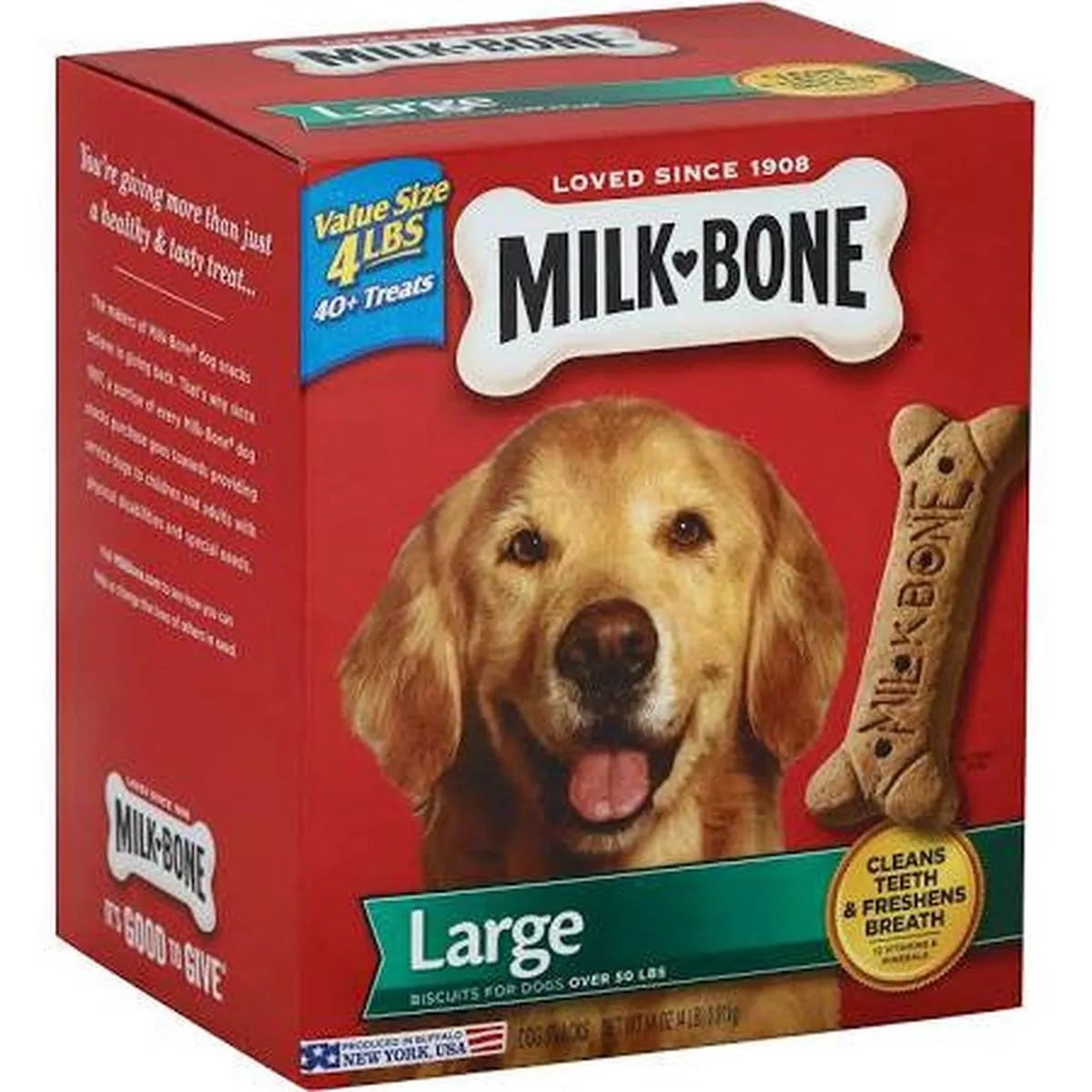 Milkbone Original Biscuits Large 2/4lb {L+1} 799621