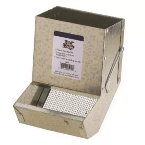 Miller Manufacturing Co, Metal Small Animal Feeder Sifter Bottom 5 Inch, 1 Count