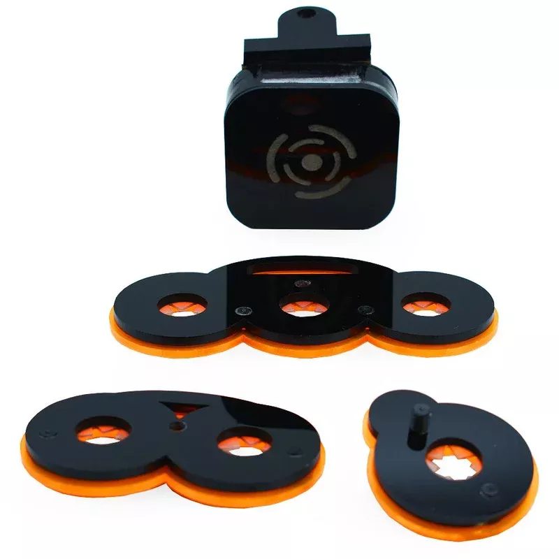 Modular 3 Rack Frag System (1/2 Glass) Orange w/Frag Lock– PNW Customs