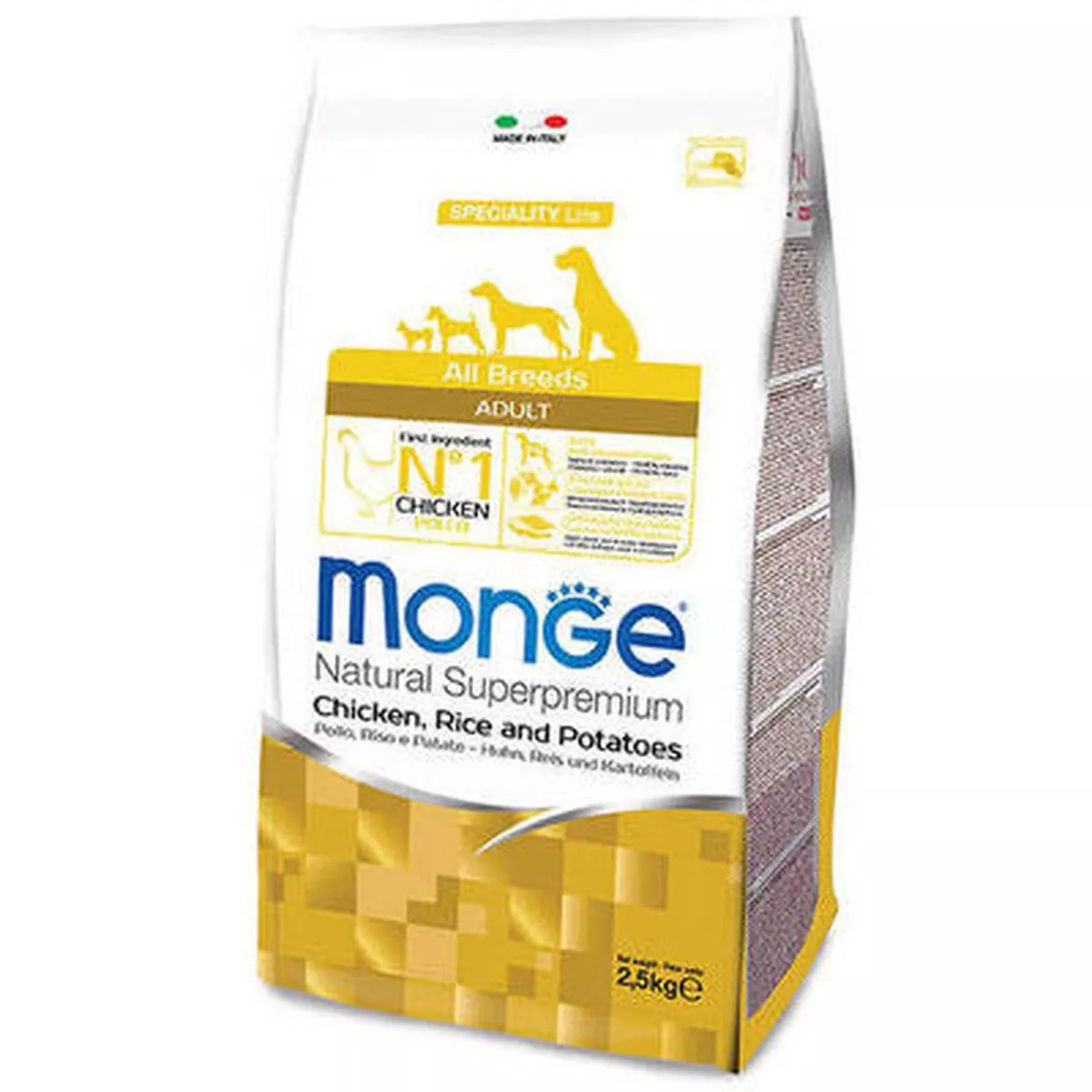 Monge Dog Dry All Breeds Chicken, Rice & Potato