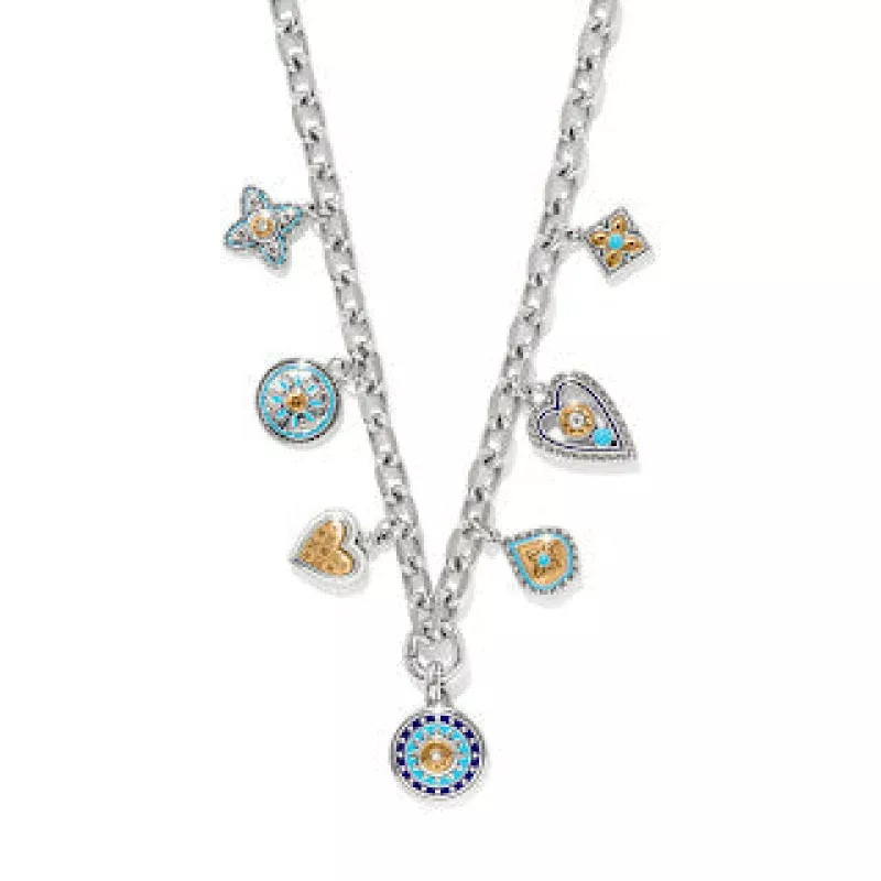 Mosaic Cerrillos Charm Necklace