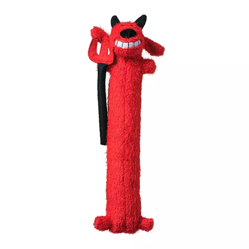 Multipet Halloween Loofa Devil Dog Toy 12″