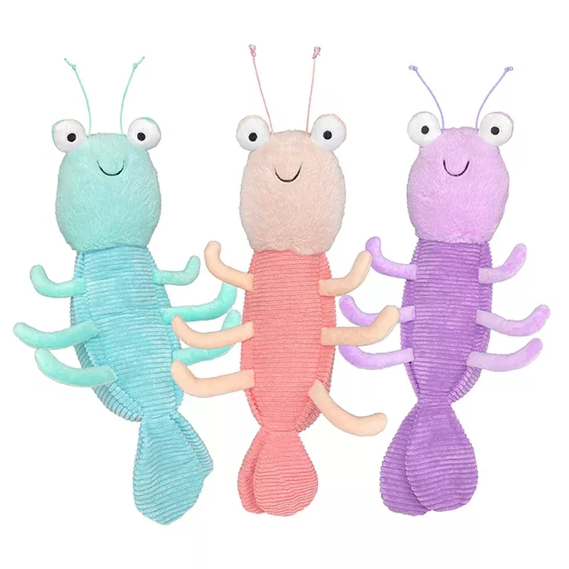 Multipet Margaritaville Jumbo Shrimp Plush Dog Toy Assorted 20″