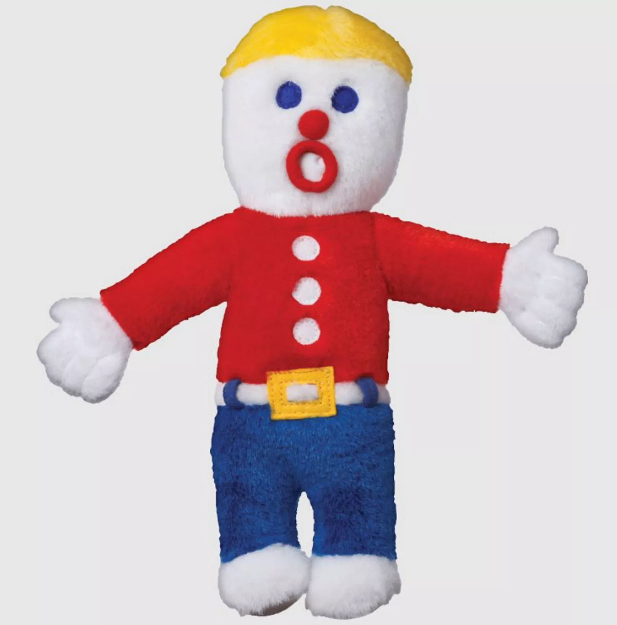 Multipet Mr. Bill Plush Dog Toy Multi-Color 1ea/10 in