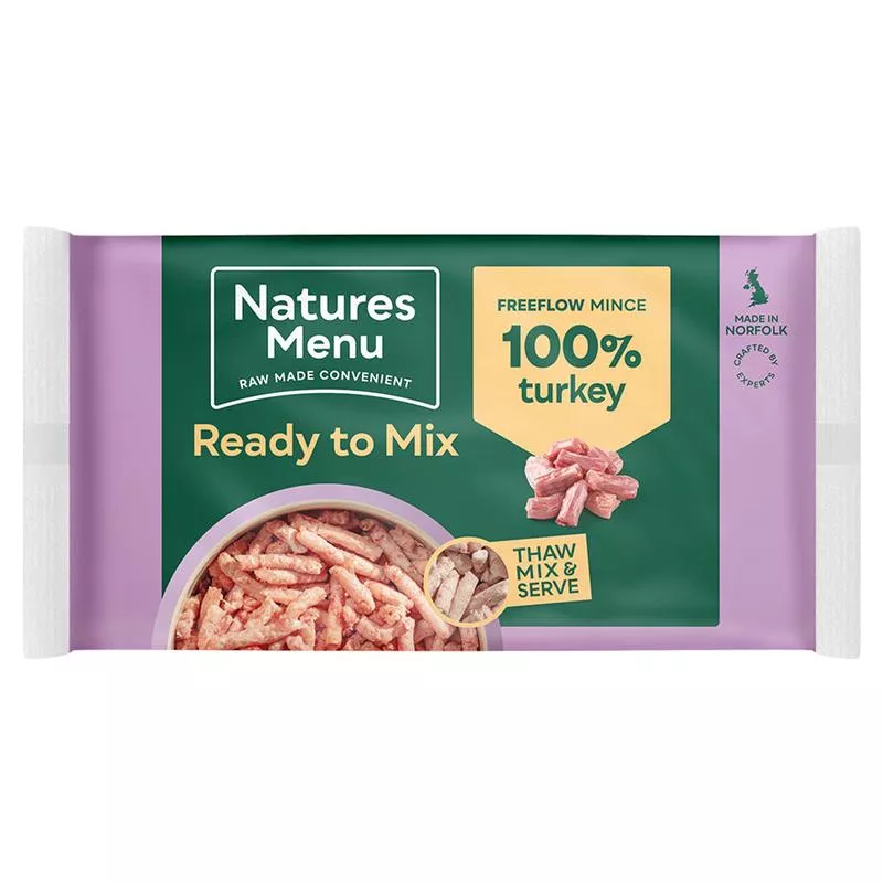 Natures Menu Freeflow Minced Turkey 2kg
