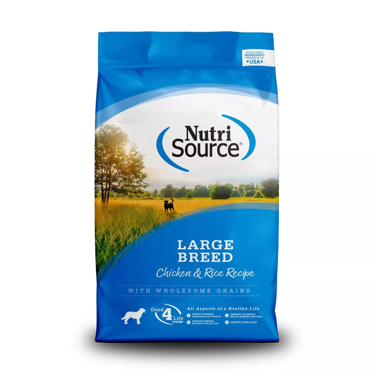 NutriSource Large Breed Dry Dog Food Chicken & Rice 26 lb