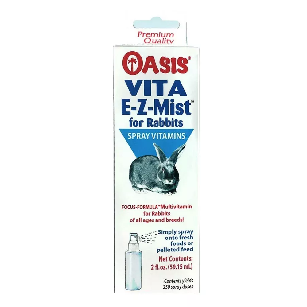 Oasis, Oasis VITA E-Z-Mist Multivitamin Spray for Rabbit, 2 Oz