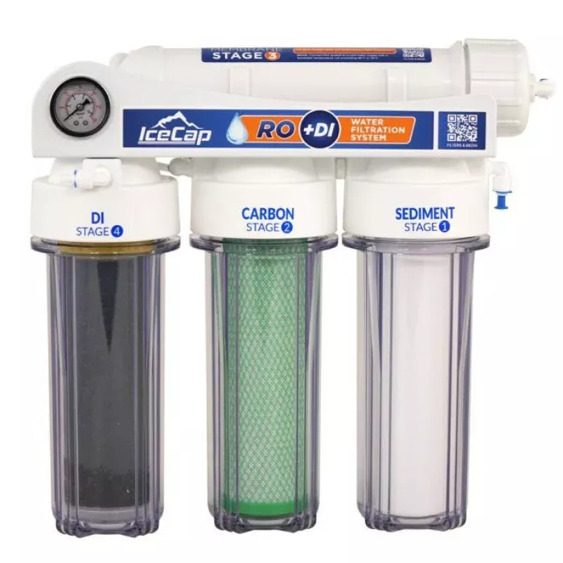 (OPEN BOX) 75 GPD RODI Aquarium Water Filtration System – IceCap