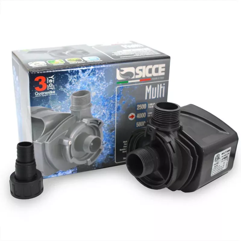 (OPEN BOX) Multi Quiet 4000 Water Pump (990 GPH) – Sicce