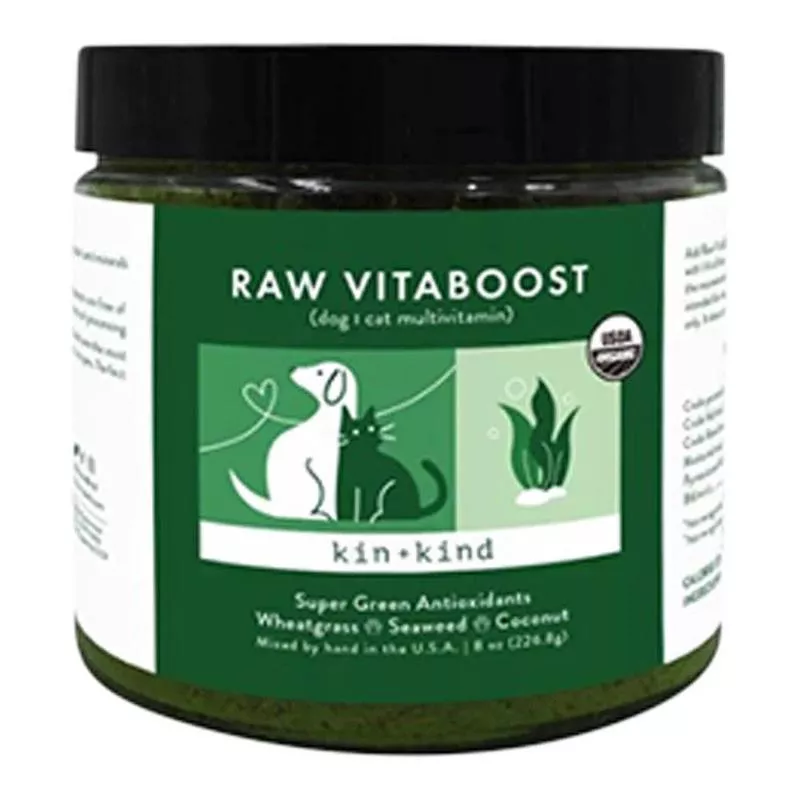 Organic VitaBoost Supergreens Supplement for Dogs & Cats Small 4 oz