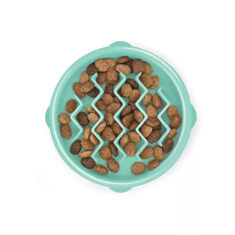Outward Hound Fun Feeder Wave Mint Small