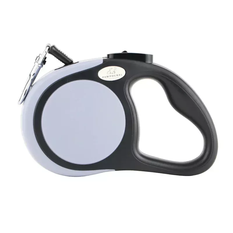 Pawpourri Retractable Leash for Dogs (Grey)
