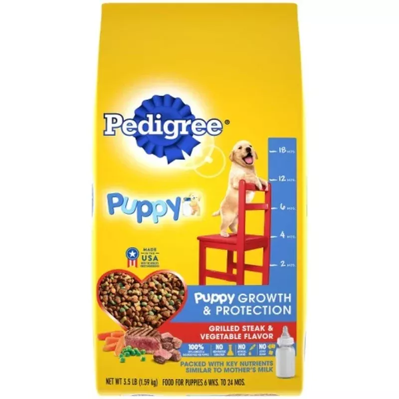Pedigree, Pedigree Puppy Steak & Vegetable, 3.5 Lbs