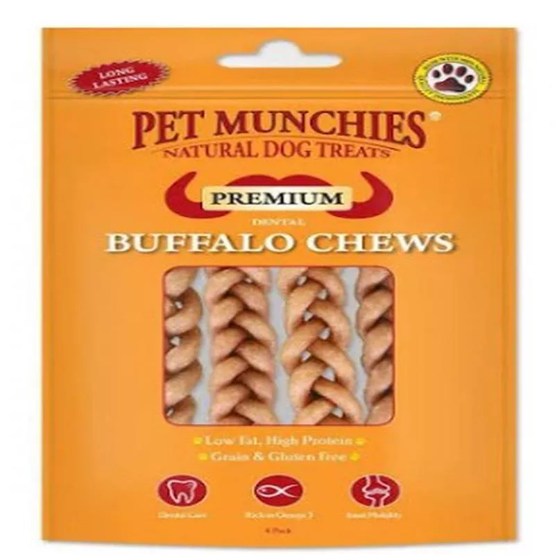 PET MUNCHIES BUFFALO CHEW SMALL